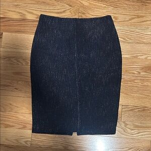 Iris Setlakwe Black Textured Pencil Skirt